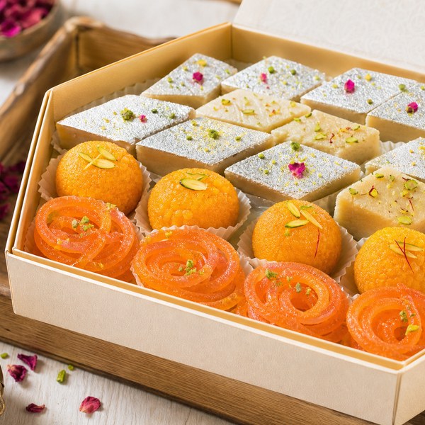Assorted Indian mithai sweets